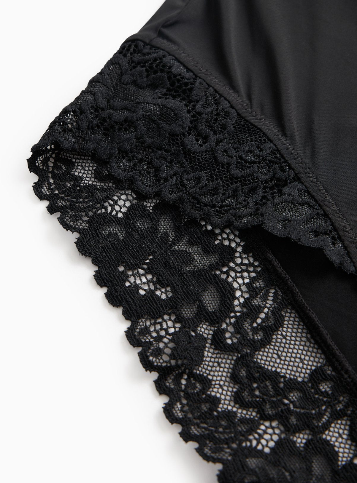  Black Lace Full Knickers 3 Pack 16