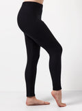  Black Maximum Warmth Thermal Fleece Leggings XL