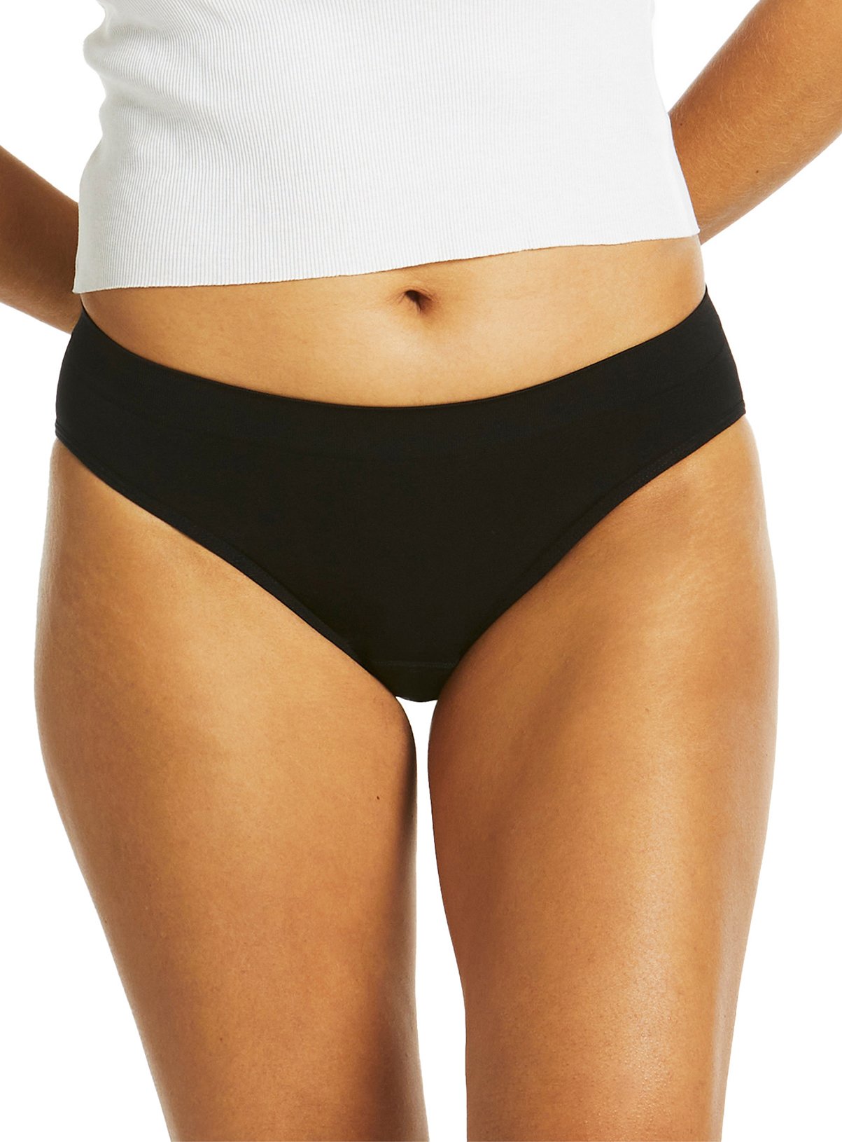  LOVE LUNA Ladies 3 Pair Pack Period Seamfree Bikini Brief 8-10