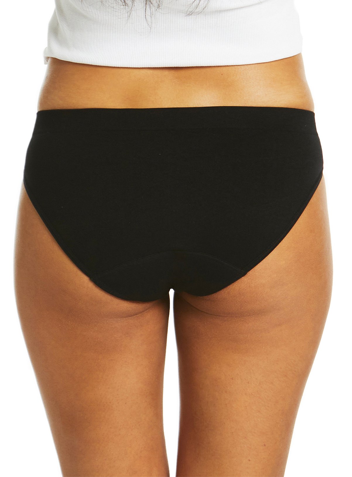 LOVE LUNA Ladies 3 Pair Pack Period Seamfree Bikini Brief 8-10
